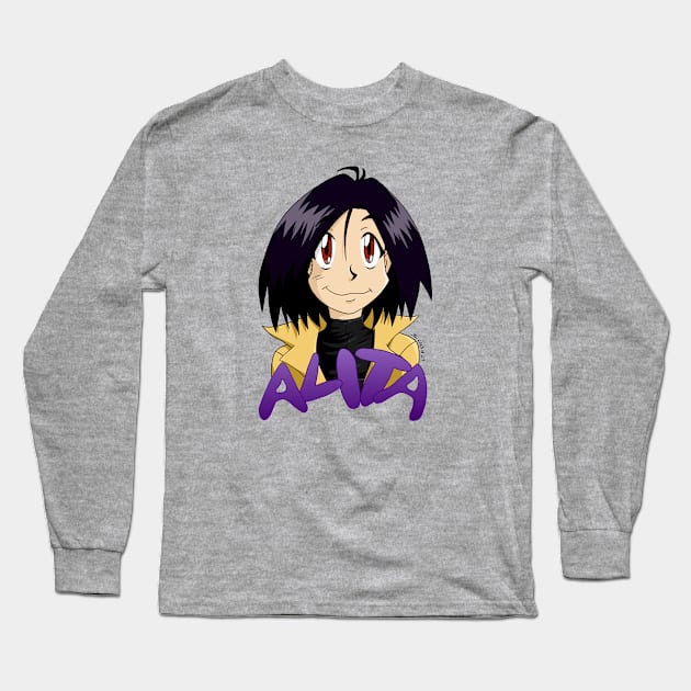 Chibi Alita Long Sleeve T-Shirt by KranberriJam